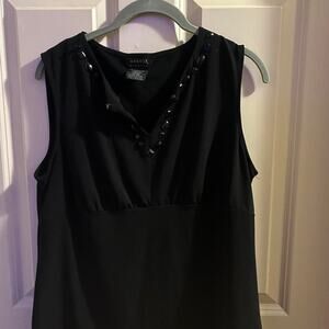 Dark academia sleeveless top